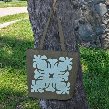 Quilted Eco Bag Pineapple 6 Quilted Eco Bag Pineapple 6